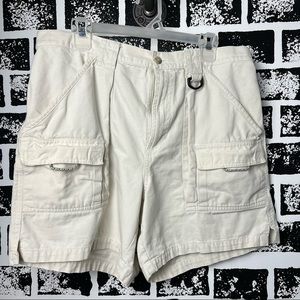 PFG white shorts Columbia men’s large cargo shorts